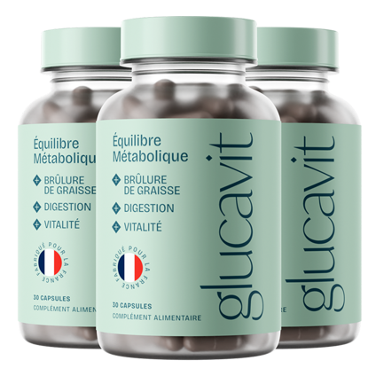 Glucavit, brûleur de graisses naturel et complément perte de poids, aide à réguler la glycémie, stimuler le métabolisme et soutenir la digestion. Garantie 60 jours.